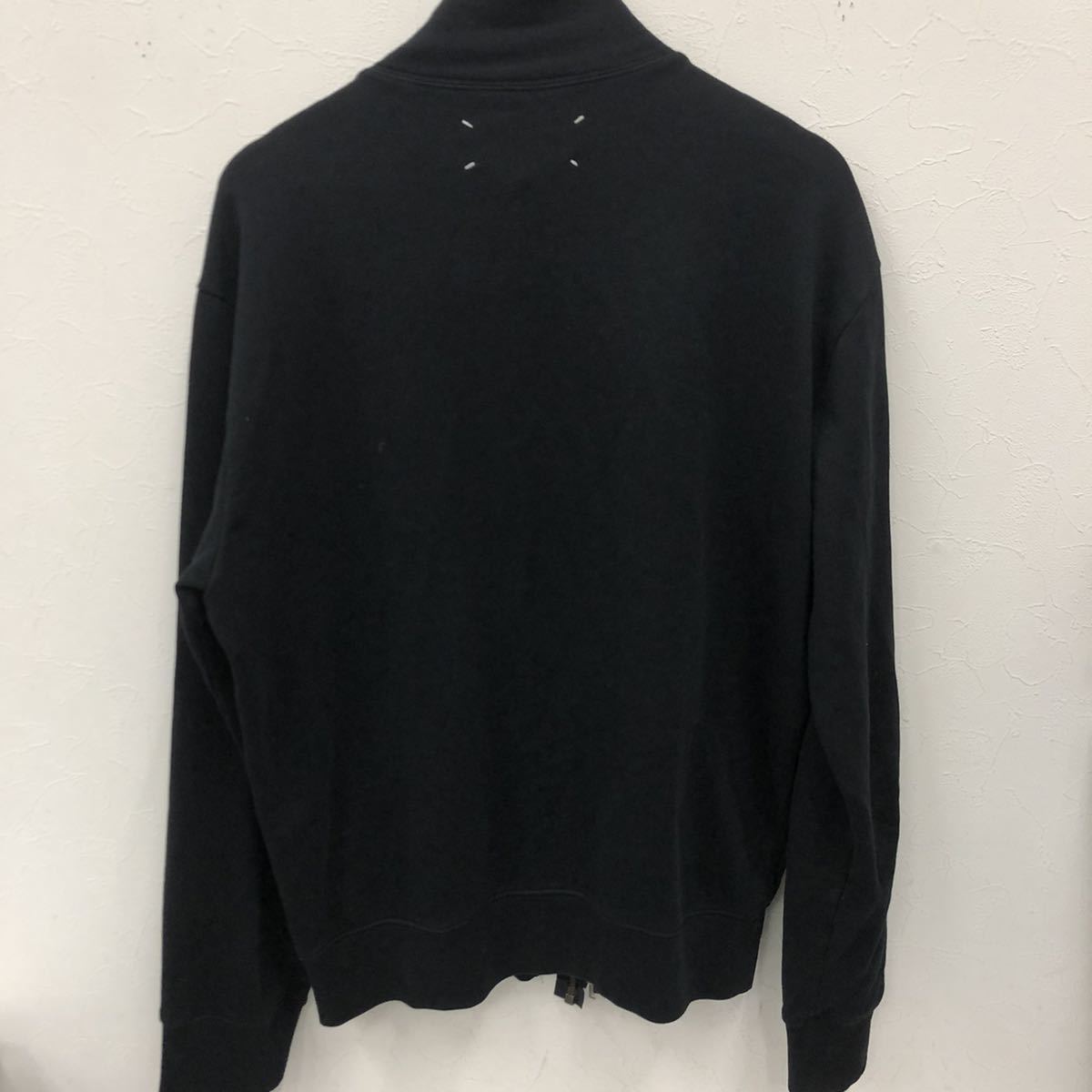 専用Maison Margiela スウェットブルゾン ジャケット ブラック46 Maison Margiela メゾンマルジェラ46サイズ コットン BLK ブラック黒