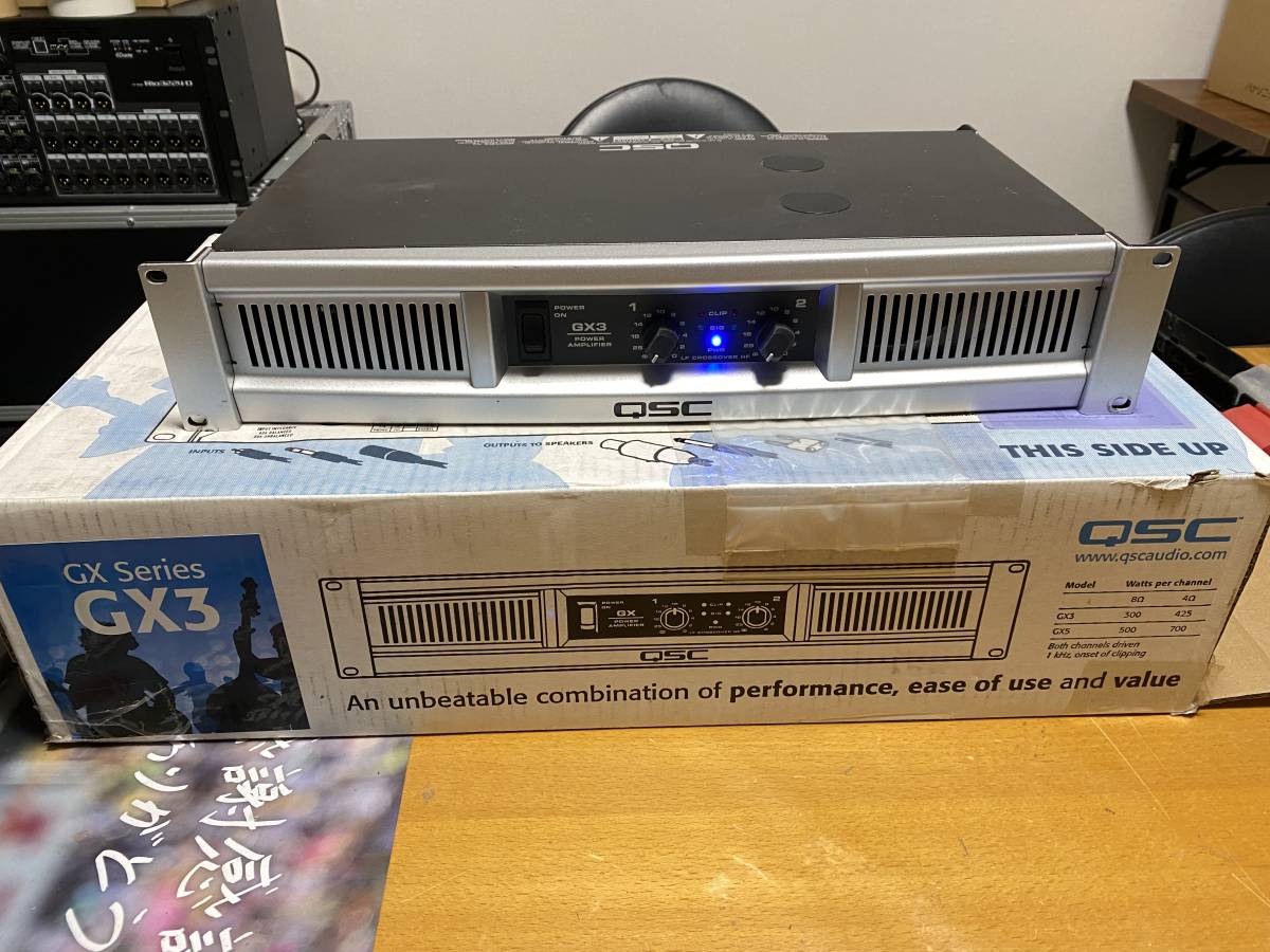 GX3 QSC パワーアンプ 人気 QSC(キューエスシー) No QSC GX3 パワー