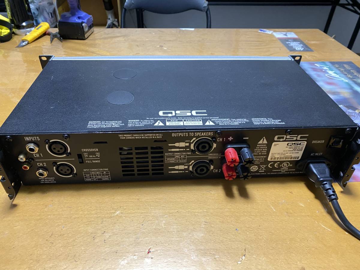 GX3 QSC パワーアンプ 人気 QSC(キューエスシー) No QSC GX3 パワー