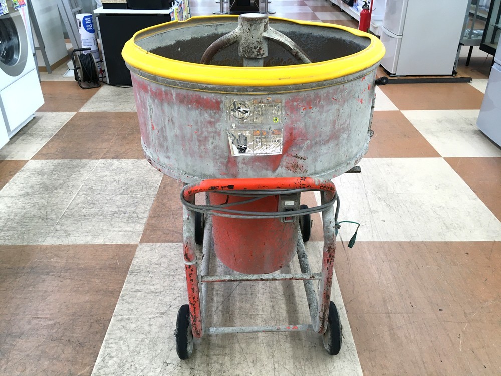 Yahoo!オークション モルタルミキサー ニュー 中古品⁄店頭受取り限定 