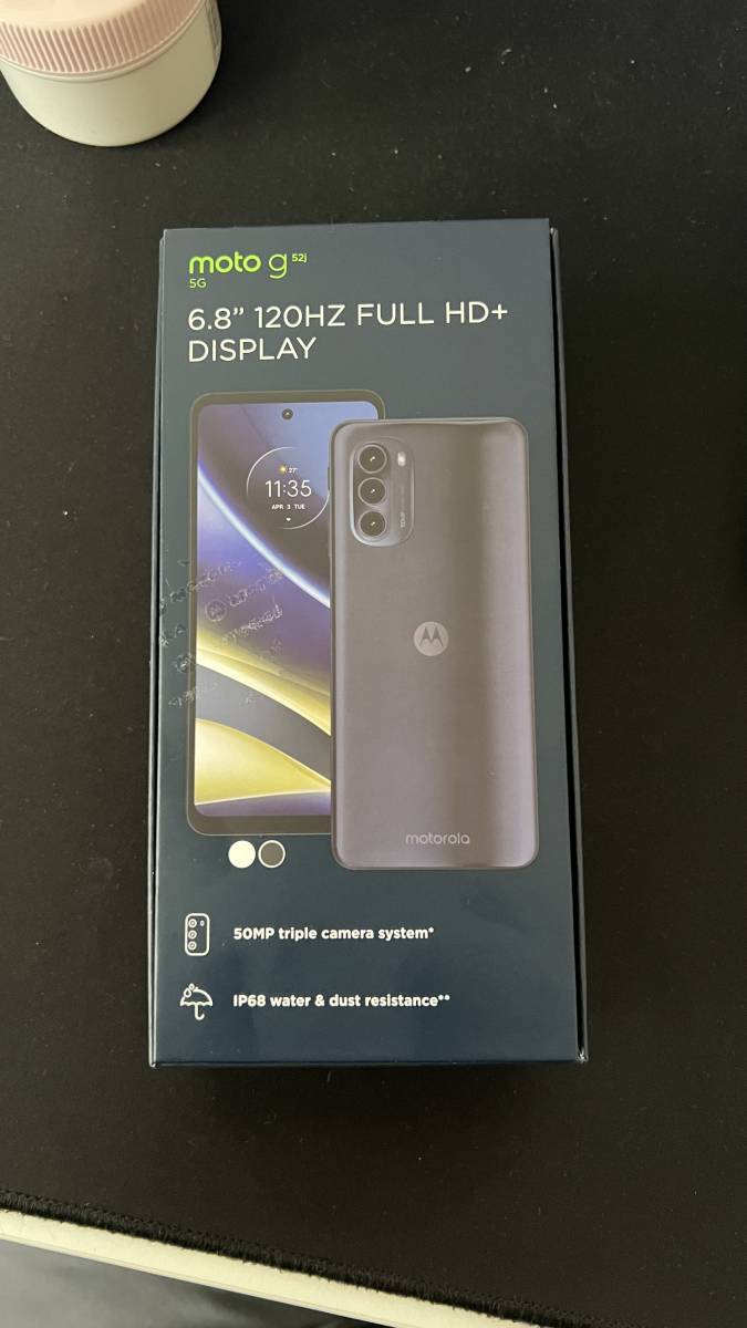 新品未開封MOTOROLA moto g52j 5G パールホワイト 新品未開封】MOTO 