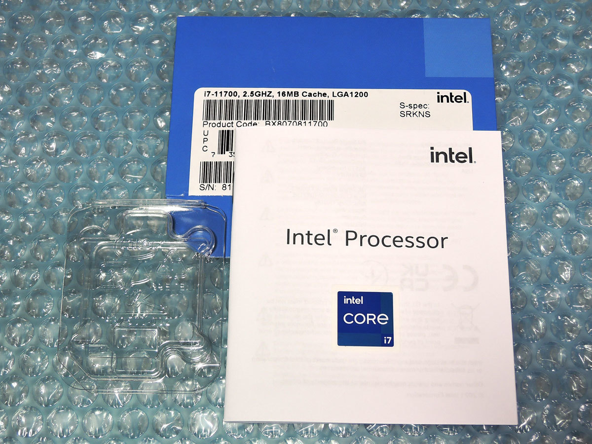 Intel Core i7 11700 CPU - 11th Gen Core i7-11700 2.5 GHz 16 MB