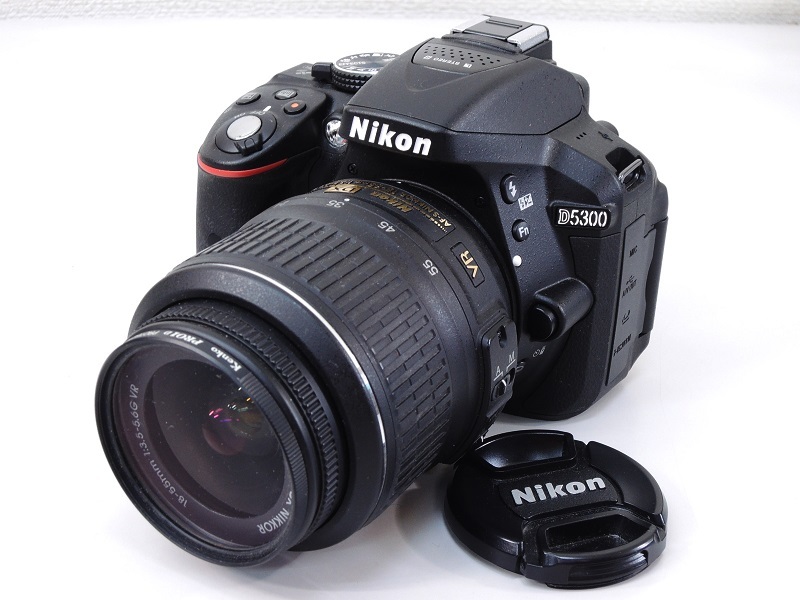 美品】NIKON D5300 AF-S DX NIKKOR 18-55mm/f3.5-5.6G VR ニコン