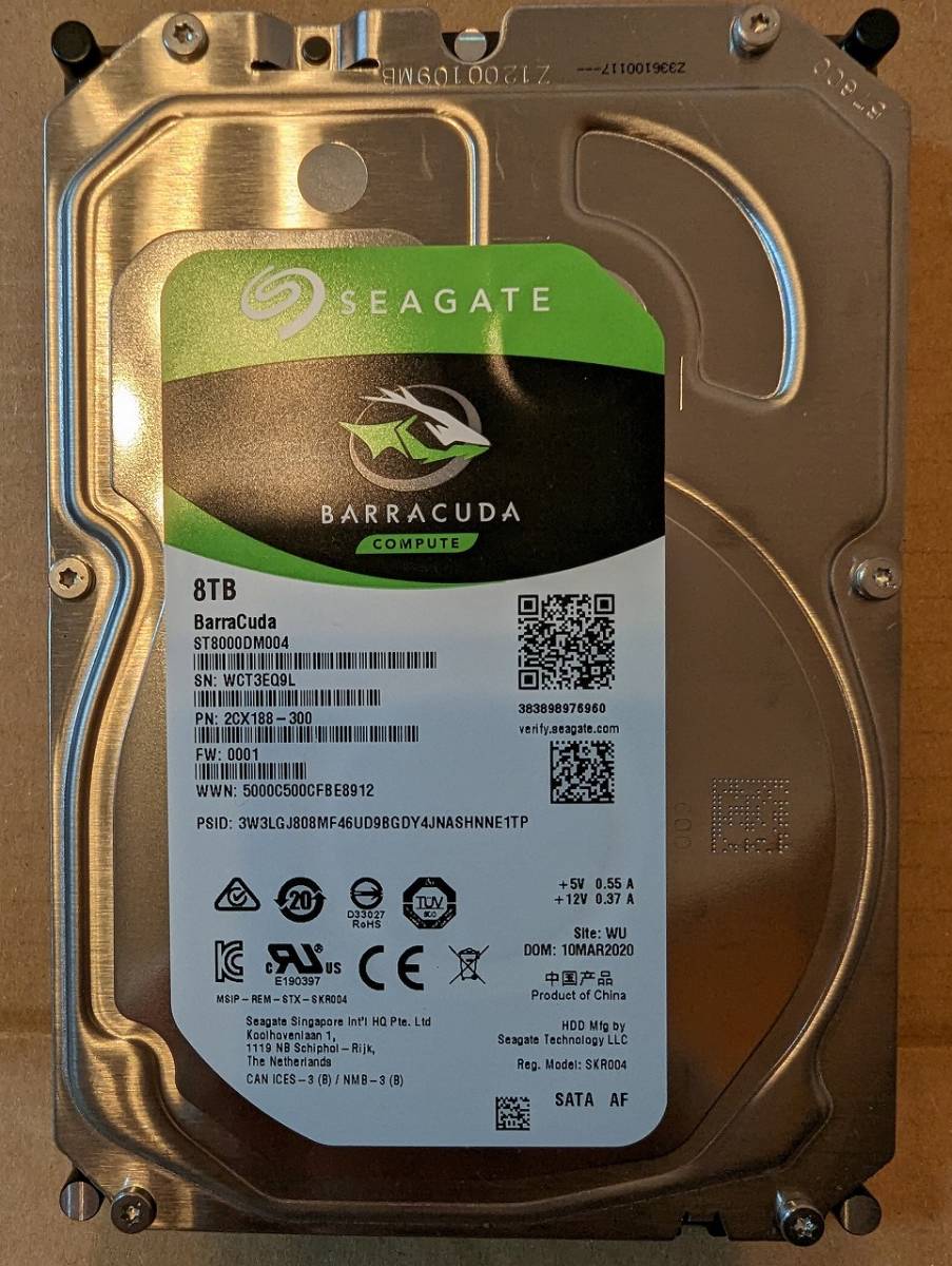 Seagate ST8000DM004 [3.5インチ SATA 8TB] #11