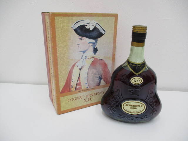 4634h 【古酒】 JAs.Hennessy ジャズ ヘネシー XO 金キャップ グリーン