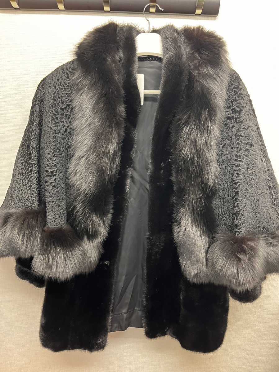 K 【美品】【2点セット】 サガミンク SAGA MINK ミンクコート 毛皮 