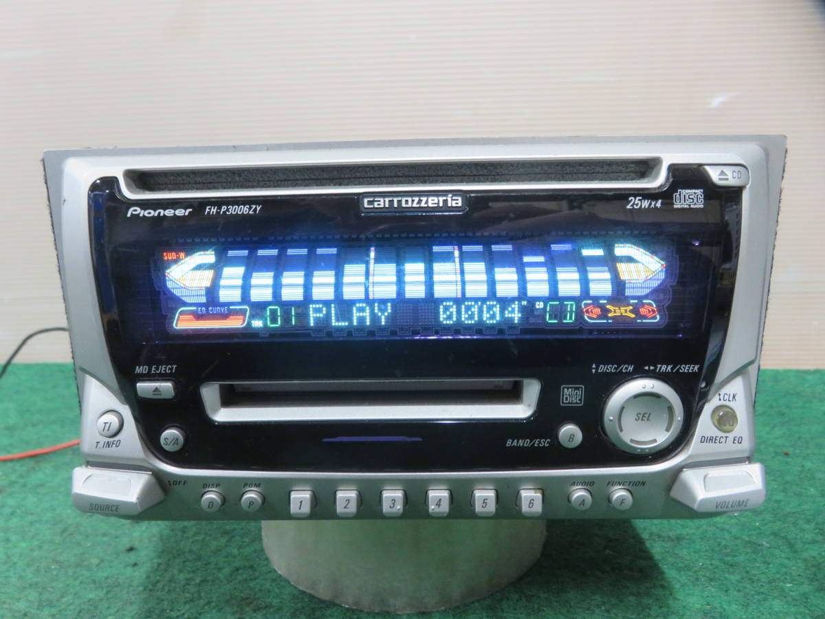 保証付/V2690/カロッツェリア FH-P3006ZY メインユニット CD MD 