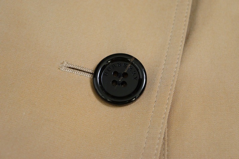 TF0996○バーバリー/BURBERRY LONDON*コットン*ギャバジン*ウールライナー/着脱可*裏ノバチェック柄*トレンチコート*サイズ40*ベージュ Burberry London BURBERRY Button-Down Thornaby 6&frasl;L