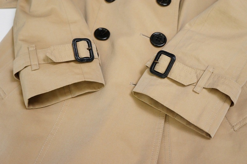 TF0996○バーバリー/BURBERRY LONDON*コットン*ギャバジン*ウールライナー/着脱可*裏ノバチェック柄*トレンチコート*サイズ40*ベージュ Burberry London BURBERRY Button-Down Thornaby 6&frasl;L