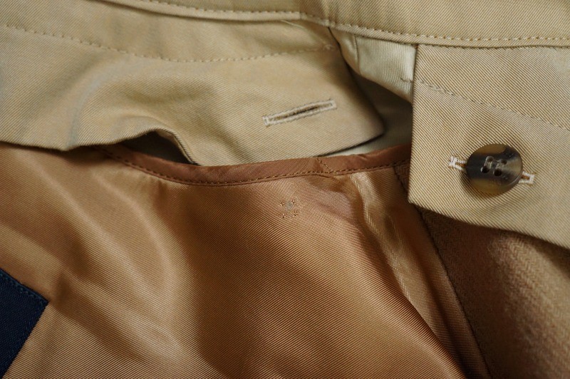 TF0996○バーバリー/BURBERRY LONDON*コットン*ギャバジン*ウールライナー/着脱可*裏ノバチェック柄*トレンチコート*サイズ40*ベージュ Burberry London BURBERRY Button-Down Thornaby 6&frasl;L