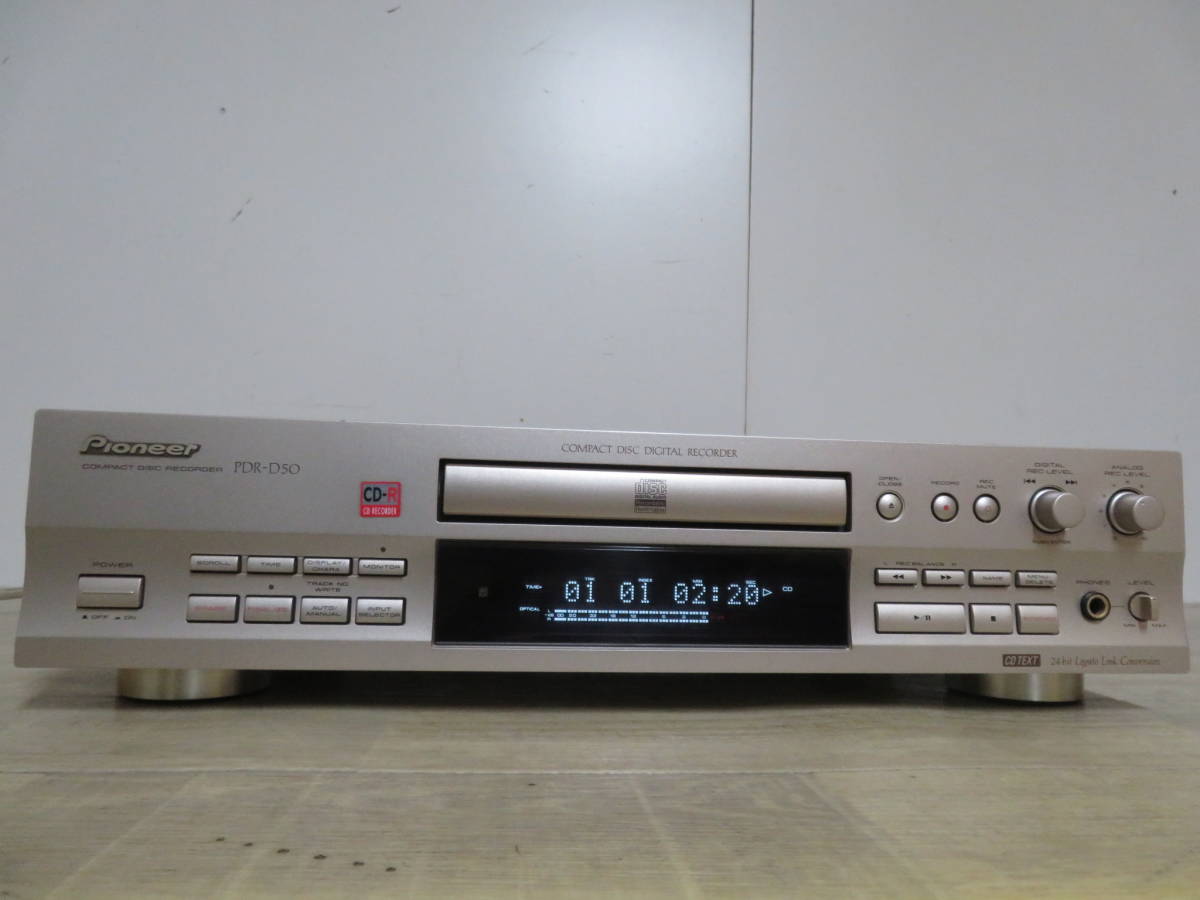 美品! PIONEER パイオニア PDR-D50 CDレコーダー 非喫煙環境です PDR