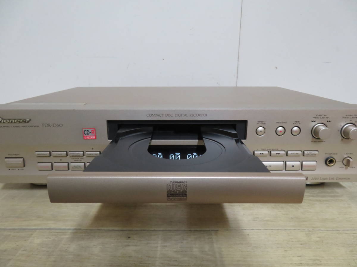 パイオニア CD-R/RWレコーダー PDR-D50 中古 動作確認済 美品! PIONEER パイオニア PDR-D50 CDレコーダー 非喫煙環境です PDR