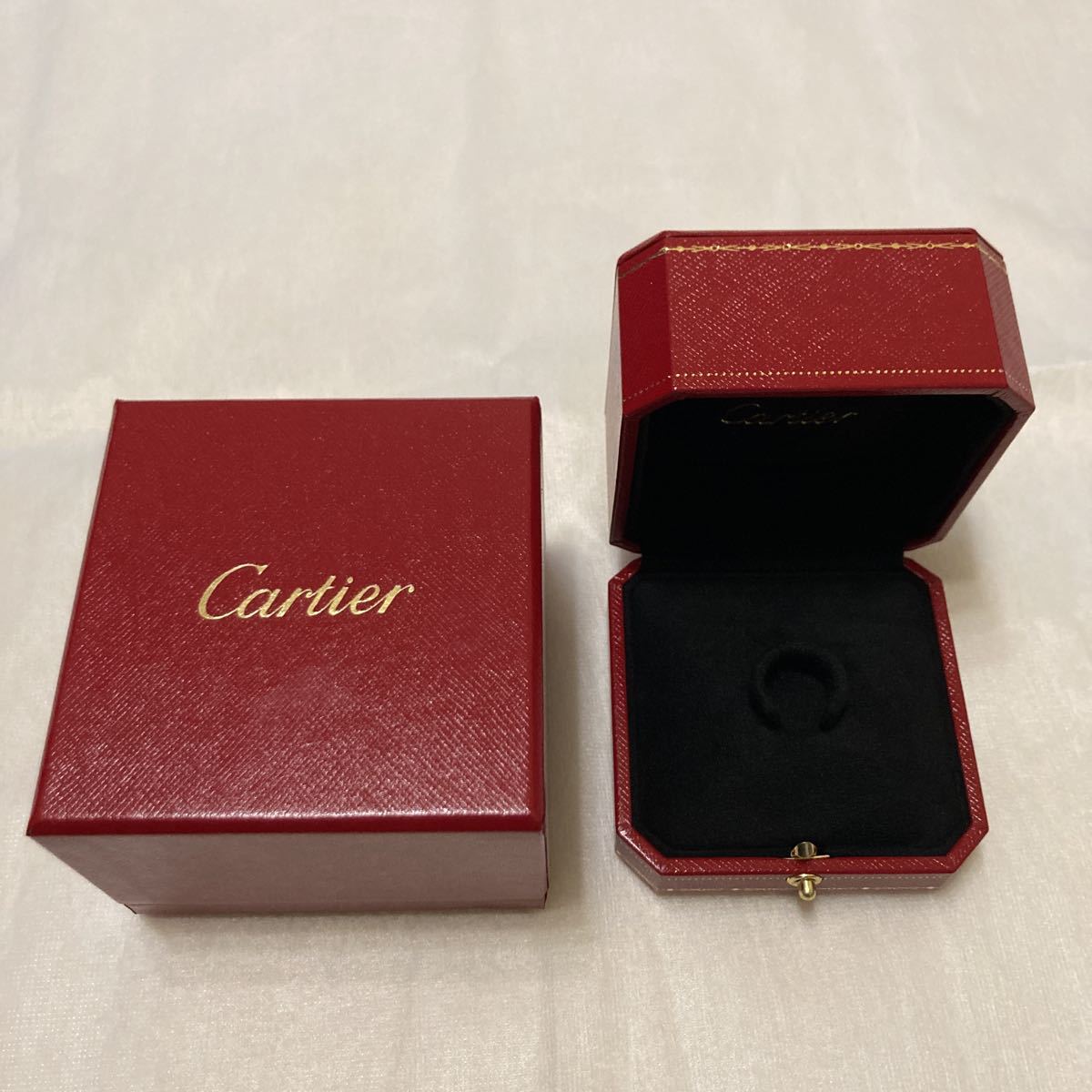 ジャンク品 カルティエ Cartier 指輪 リング 空箱 ボックス 空き箱 箱