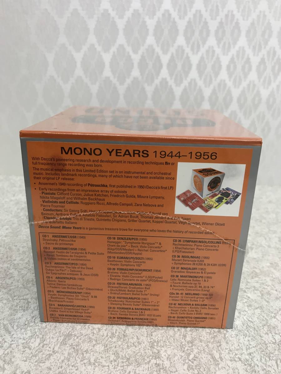 The - Decca Mono Sound Years | Years: 1944-1956 Sound: – Limited