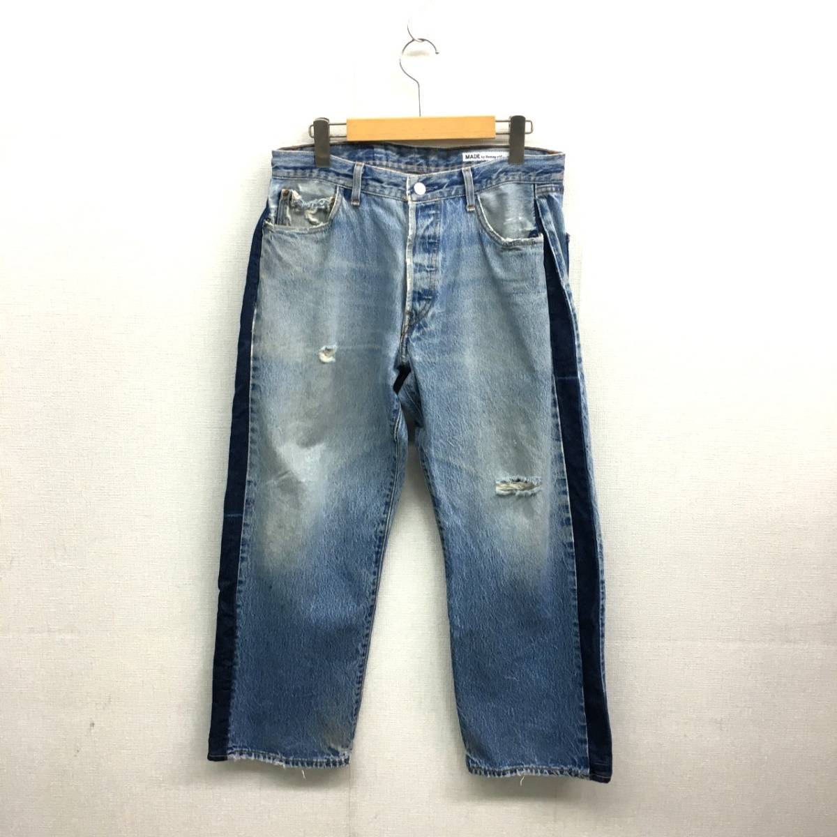 KZ5248★MADE by Sunny side up : ヴィンテージLevi's リメイクデニム★3★インディゴブルー サニーサイドアップ Up Sunny Side Make - Sauce