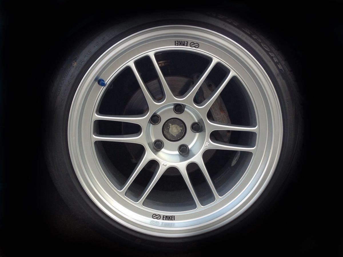 エンケイ ENKEI RPF1 18x10.5J +15 (ET15) 5穴 PCD 114.3 Matte Black 