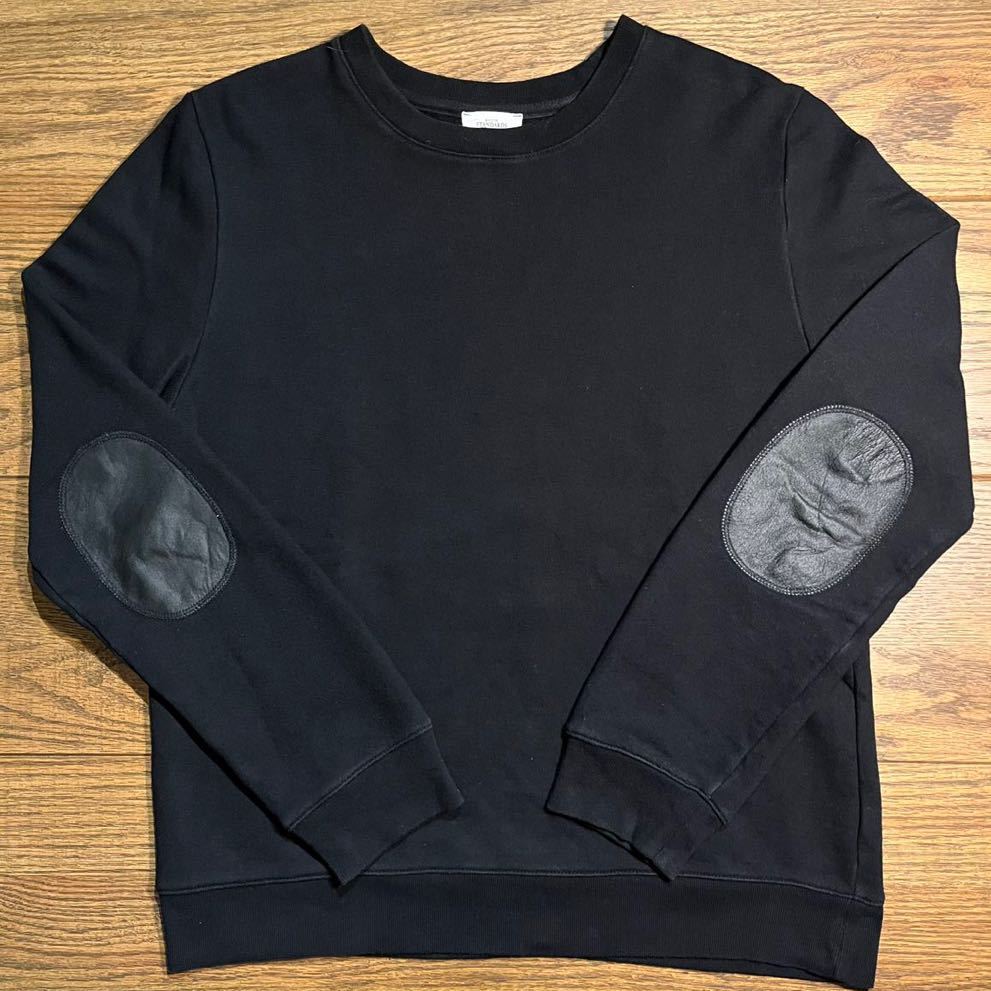 爆買い，定番人気 MAISON STANDARD /エルボーパッチ クルーネックスウェット/SIZE:M / BLACK / UNISEX/メゾンスタンダード/417 EDIFICEL'Appartement 取扱い(その他)｜売買されたオークション情報、yahooの商品情報をアーカイ 男性用