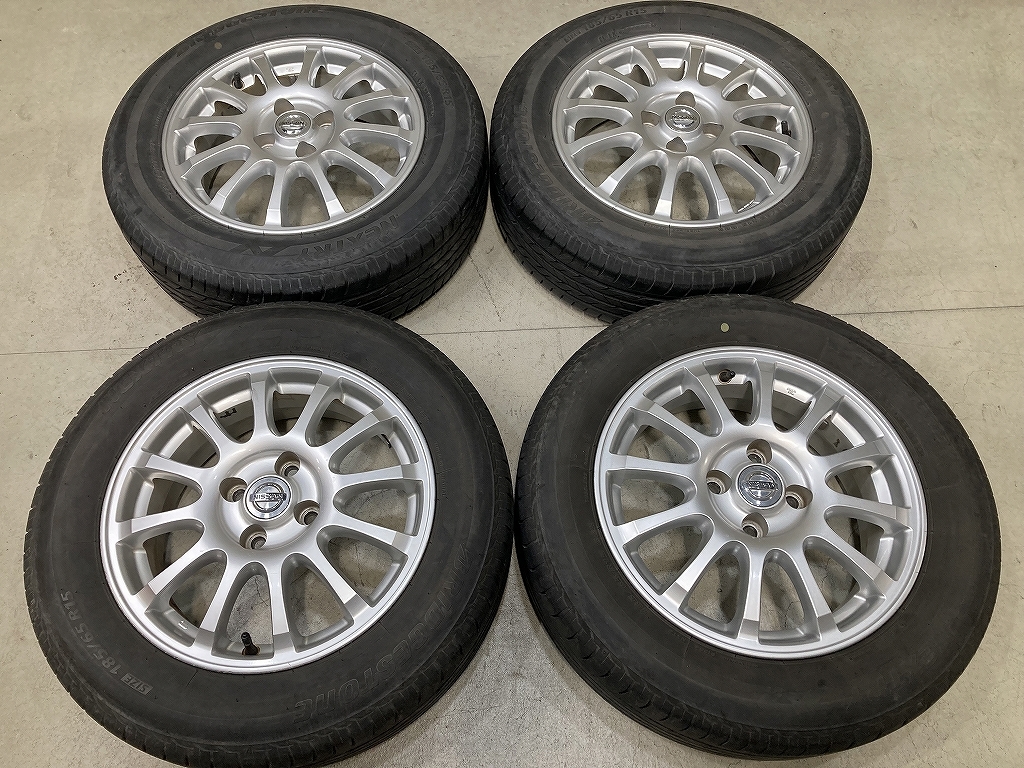  バリ溝 &rsquo;20 18年製 日産 純正 15インチ 5.5J +40 PCD100 4H BS NEXTRY 185/65R15 4本 ノート ティーダ キューブ 等 YA1019(ラジアルタイヤ)｜売買されたオークション情報、yahooの商品情報をアーカイブ公 4穴