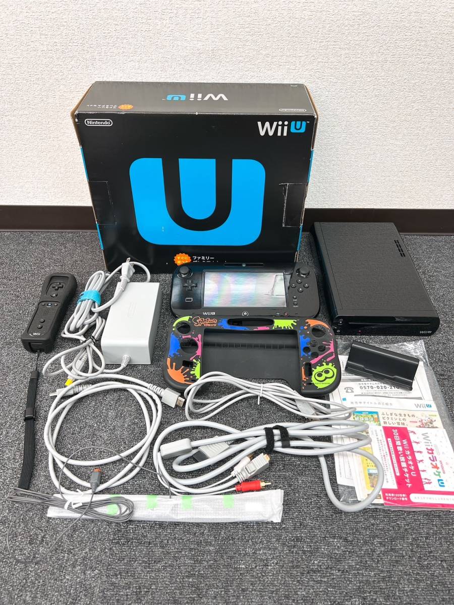 超激得，100%新品 No.K335 Nintendo 任天堂 WiiU ファミリープレミアムセット 通電確認(Wii U本体)｜売買されたオークション情報、yahooの商品情報をアーカイブ公開 - オークファン Wii U本体