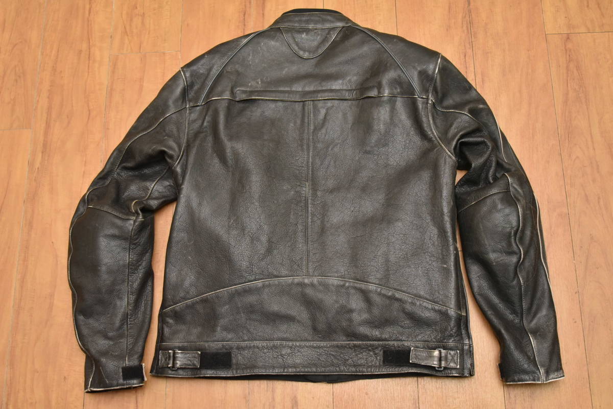 TRIUMPH トライアンフ レザージャケット サイズL/G※XL相当 肩肘パット 