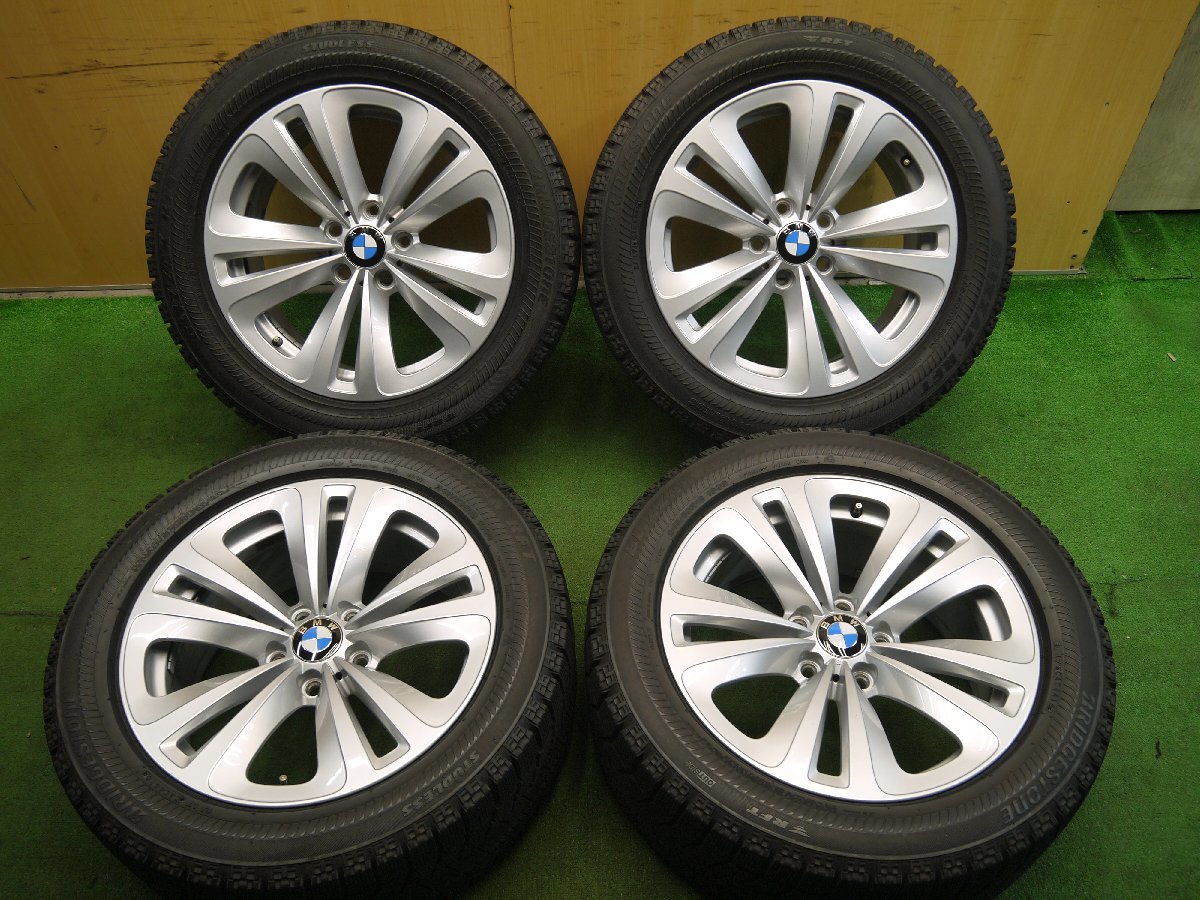 バリ溝 キレイ 8.5分 BMW 6 7シリーズ 純正 245/50R18 スタッドレス 
