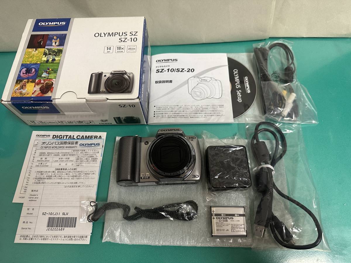 SZ-10 OLYMPUS オリンパス デジタルカメラ シルバー 訳あり品 Olympus