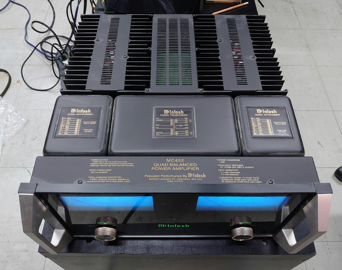 MC452 McIntosh - A&P○MCINTOSH パワ－（定価￥1098000）完動