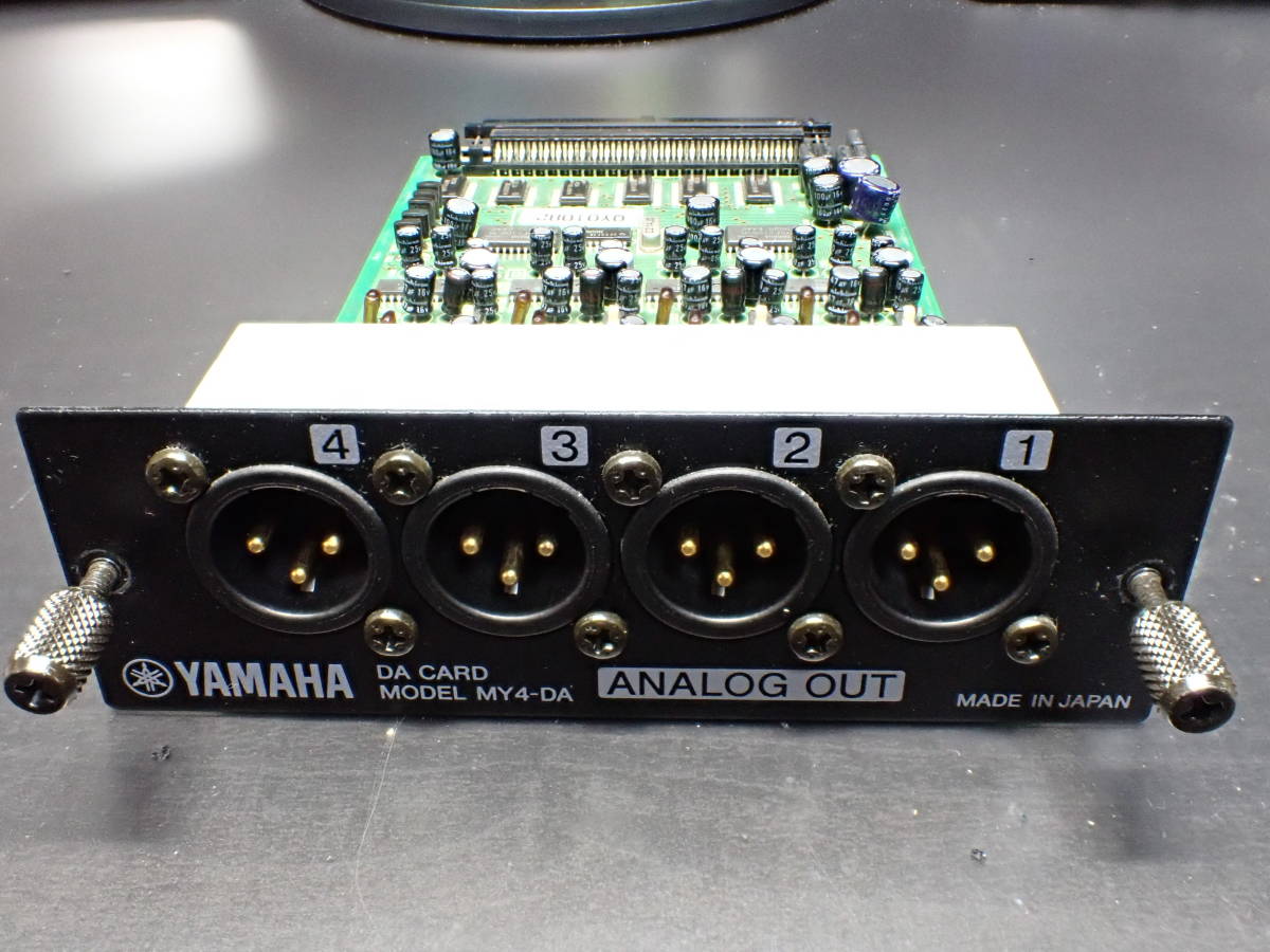 YAMAHA 4チャンネルアナログ出力カード MY4-DA ジャンク MY4-DA YAMAHA
