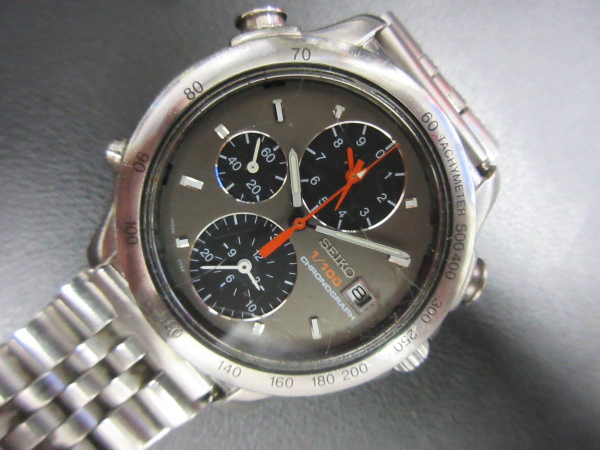 ☆68941☆セイコー メンズ QZ クロノグラフ 7T52-6A00 不動品 【公式通販】