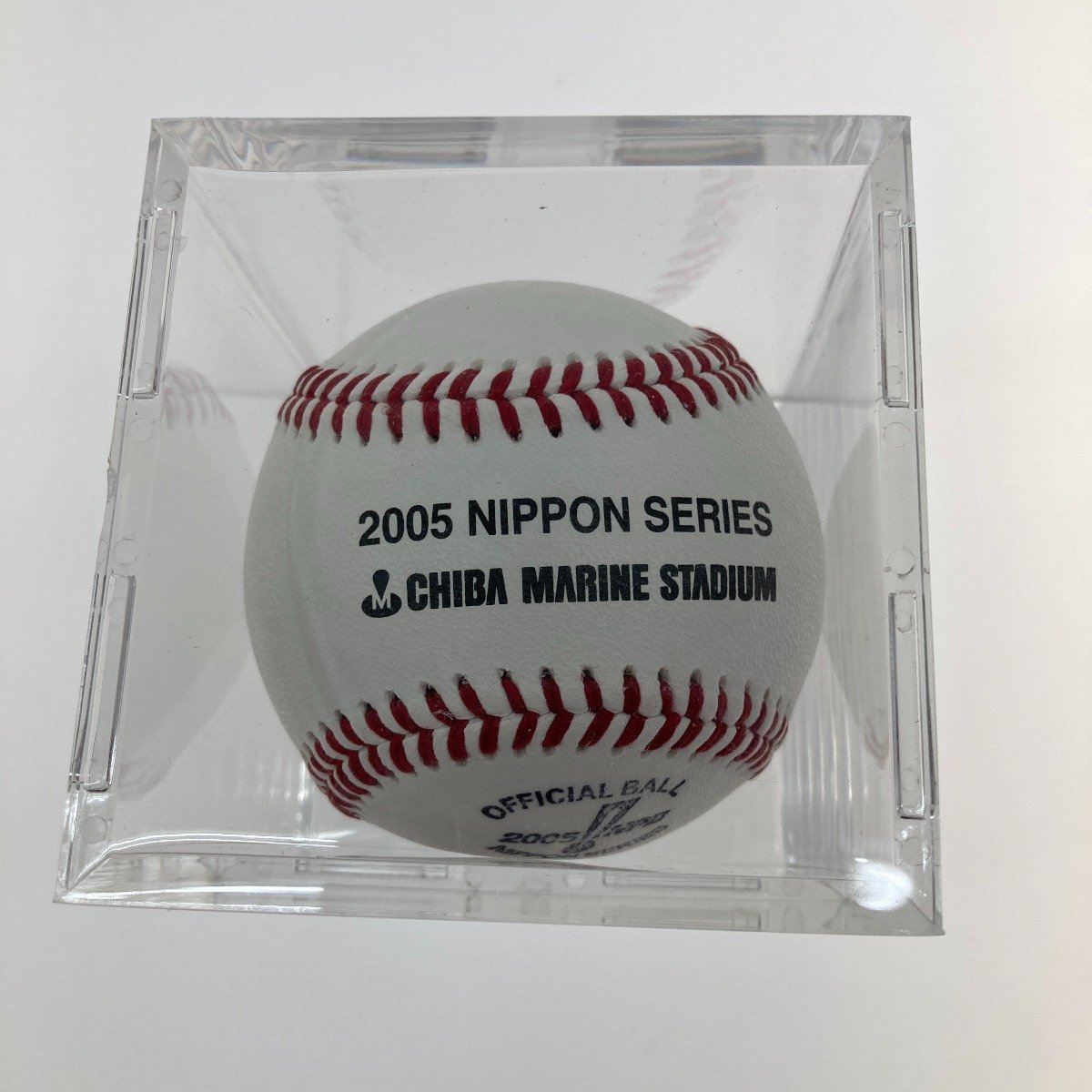 1) NPB 日本シリーズ2005 公式試合球/オフィシャルボール 千葉ロッテ 