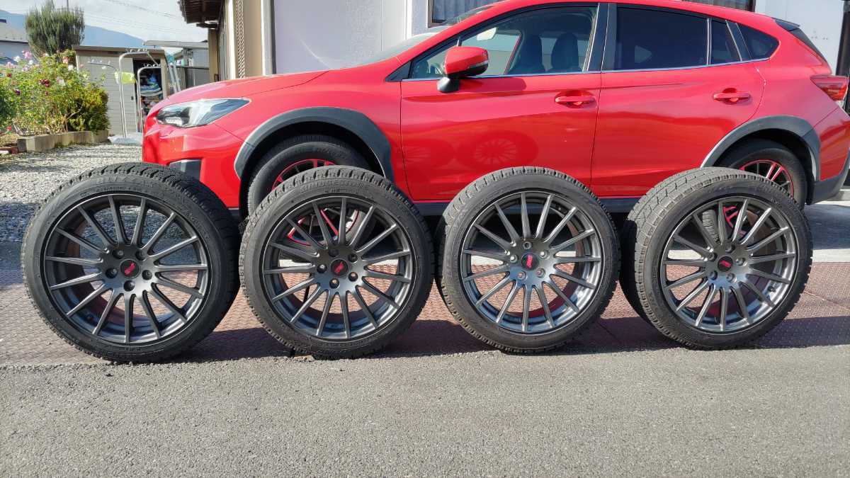 スバル ＳＴＩホイール＋スタッドレス４本セット　225/45R18