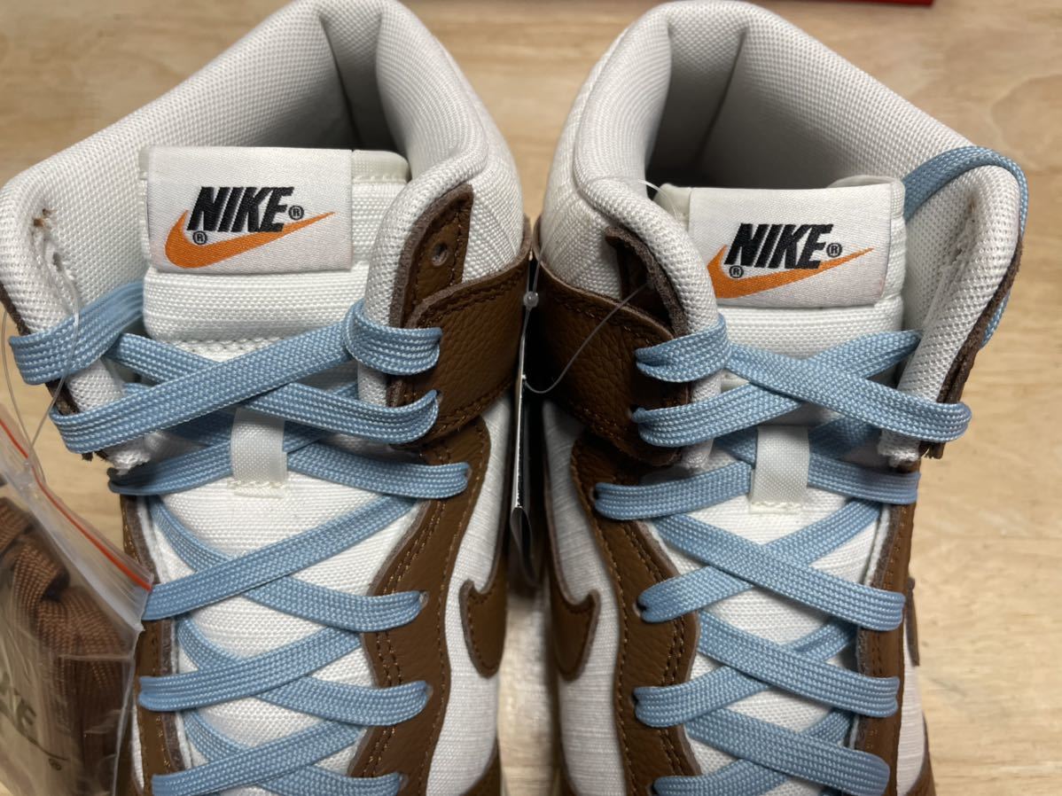 NIKE ナイキ ダンク HIGH レトロ プレミアム 27.5㎝ SNK695 新品 ピーカン/ウォーンブルー/オフノワール/セイル ダンク ハイ DUNK Spruce”が国内2月1日に発売予定 ［DQ7679-002］ プレミアム&frasl;27.5cm&frasl;BRW