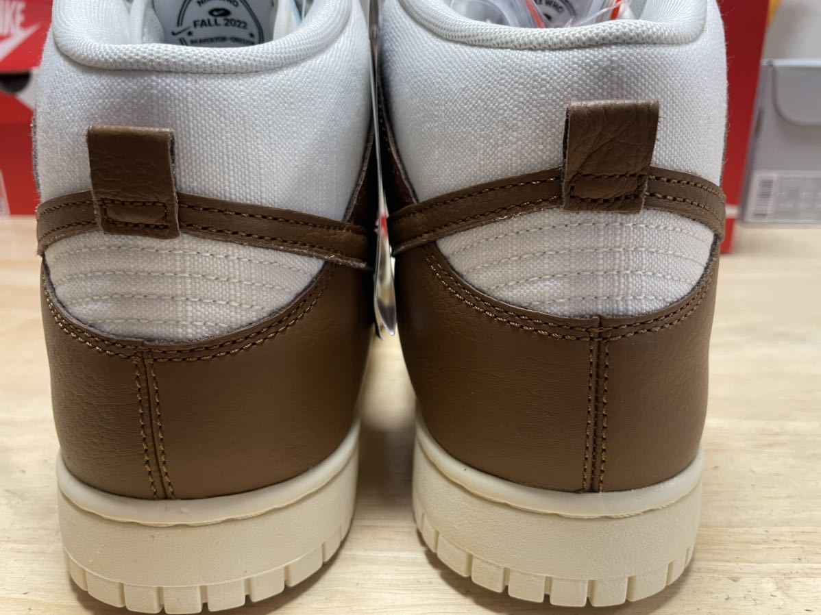 NIKE ナイキ ダンク HIGH レトロ プレミアム 27.5㎝ SNK695 新品 ピーカン/ウォーンブルー/オフノワール/セイル ダンク ハイ DUNK Spruce”が国内2月1日に発売予定 ［DQ7679-002］ プレミアム&frasl;27.5cm&frasl;BRW