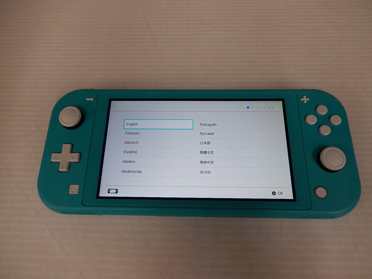 ジャンク Nintendo Switch Lite ターコイズ 本体のみ ニンテンドー 