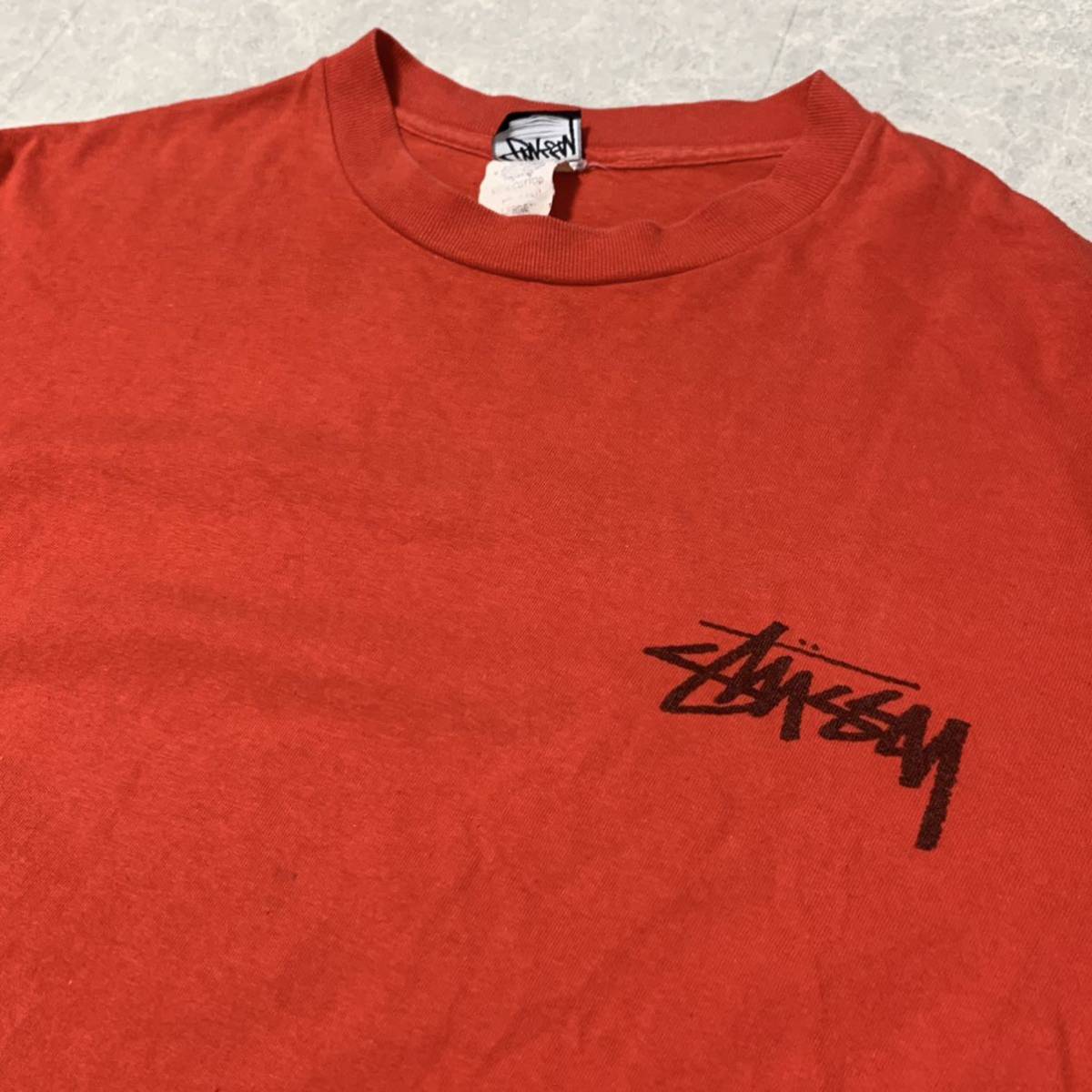 STUSSY ステューシー Tシャツ vintage ビンテージ 黒タグ 80