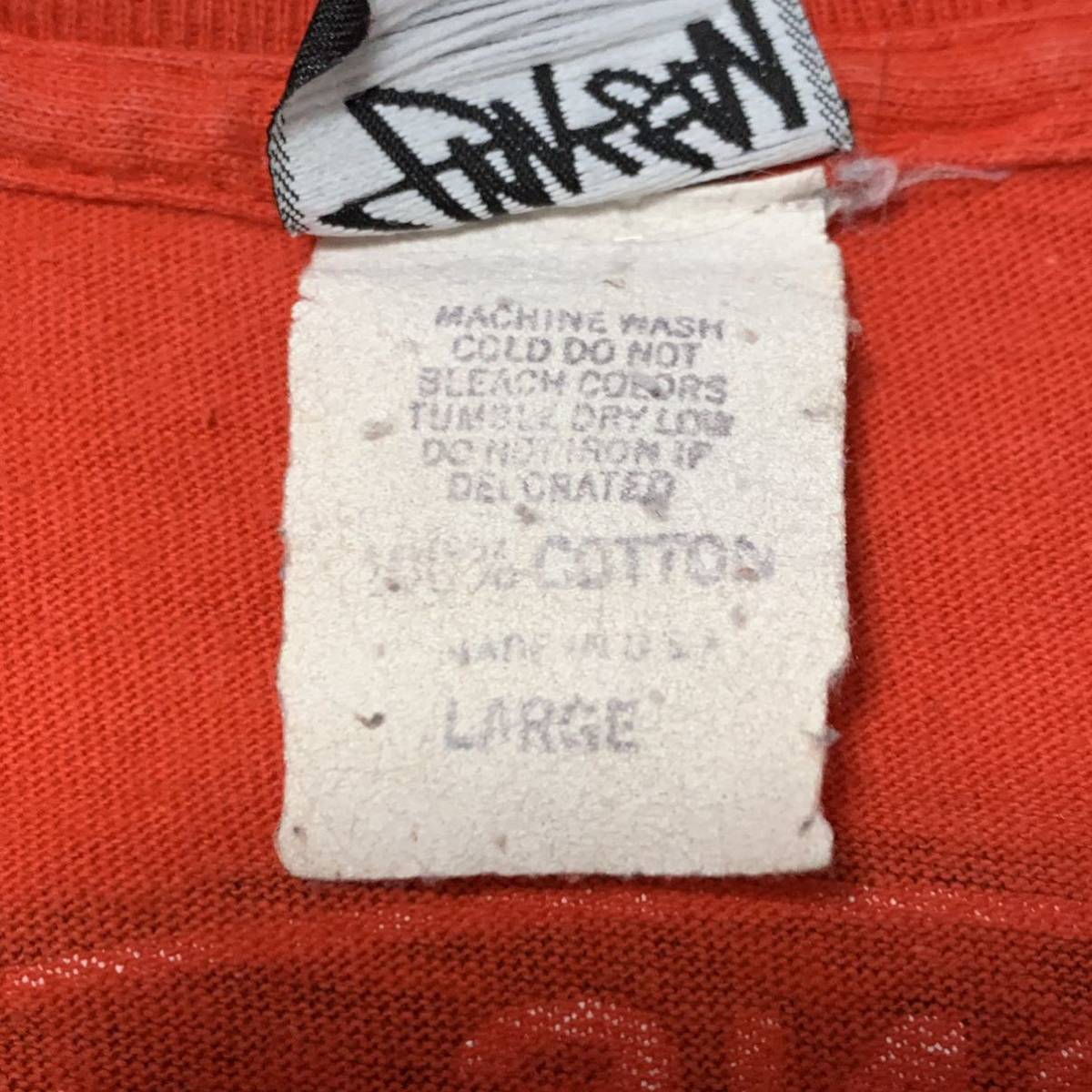 STUSSY ステューシー Tシャツ vintage ビンテージ 黒タグ 80