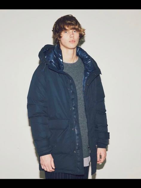 the north face purple label long serow down jacket M size ノース 