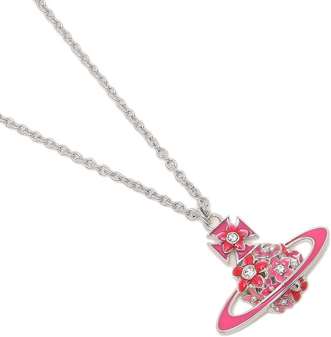 【新品未使用】 VIVIENNE WESTWOOD ヴィヴィアン ネックレス ピンク シルバー BP1516/2