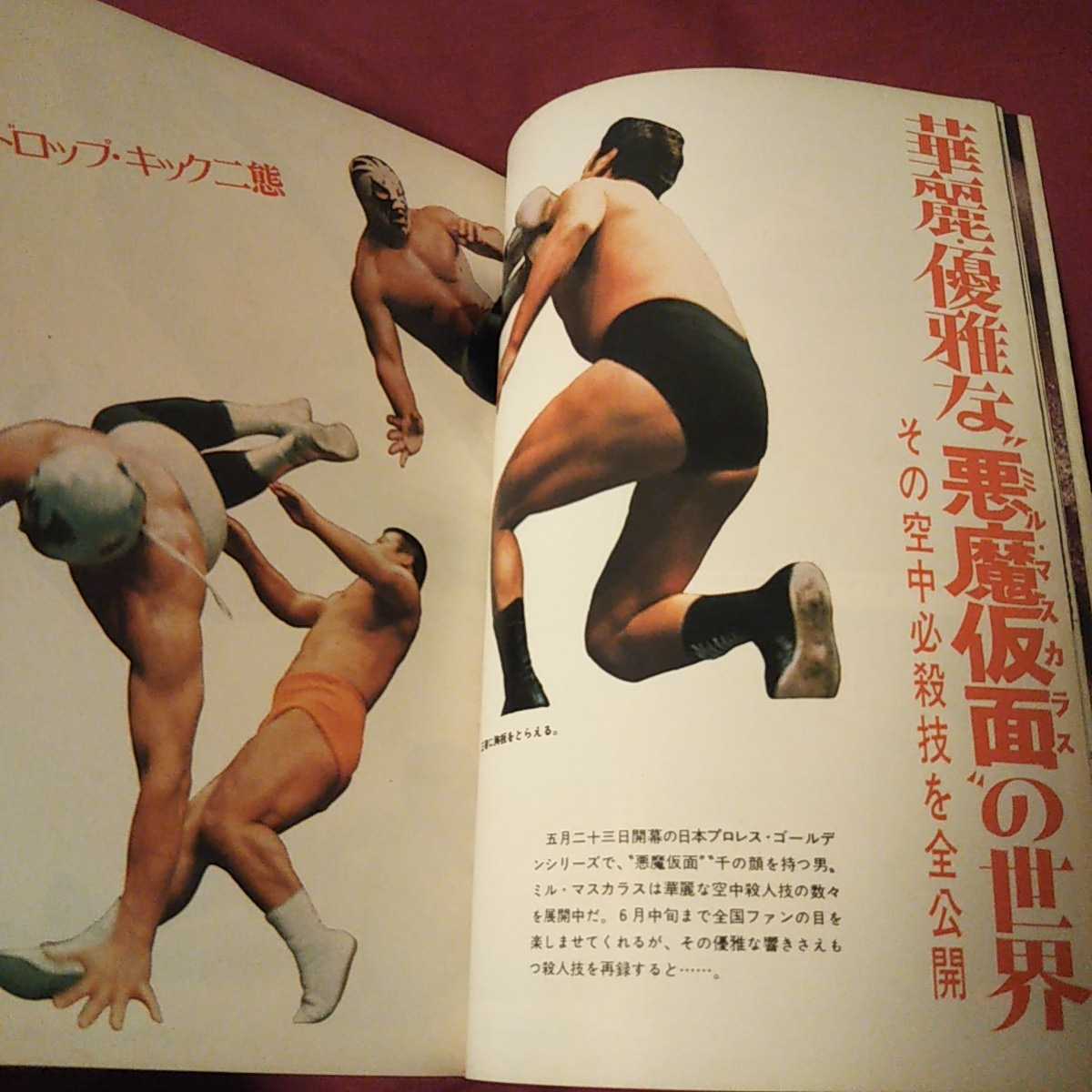 プロレス&ボクシング別冊 月刊プロレス 1972年3冊セット プロレス雑誌