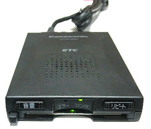 普通車登録◇正常動作品◇Panasonic 一体型ETC CY-ET805D◇音声