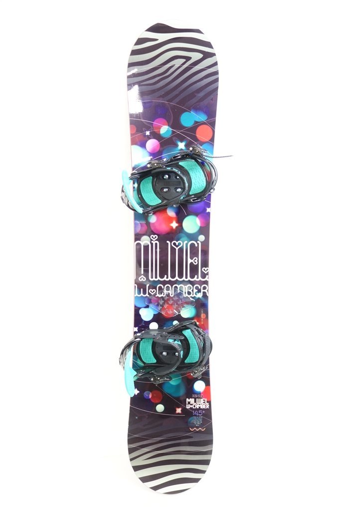 中古 14/15 IGNIO MILWEL レディース145cm GARAM ビンディング付き 