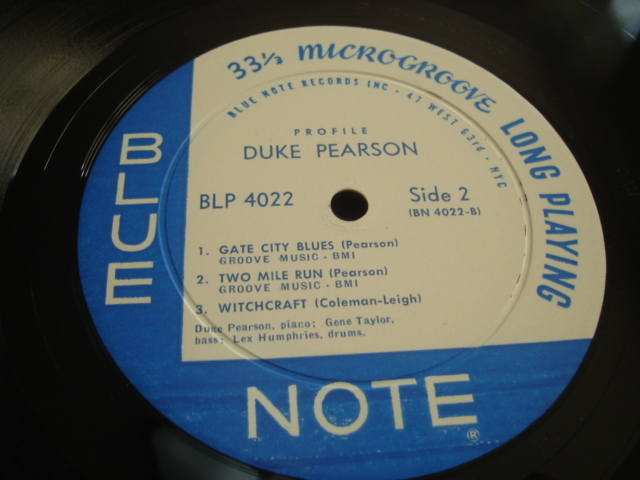 ★至高の逸品【USオリジナル/MONO/NYC/RVG刻印】デューク・ピアソン Duke Blue Note Pearson PEARSON van RVG – LP The DUKE Profile