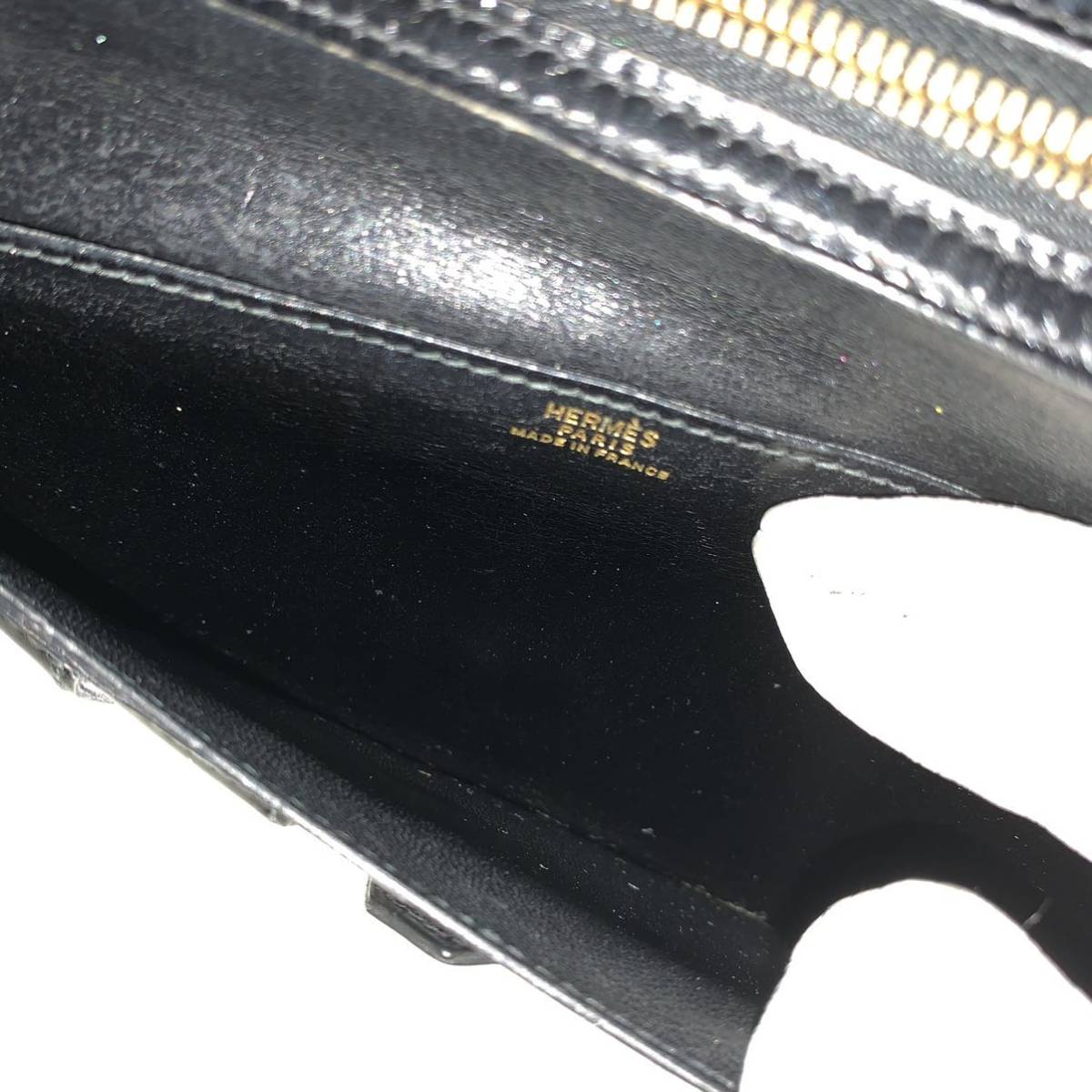 極美品☆クロコ】エルメス HERMES ベアン クラシック ボックスカーフ 