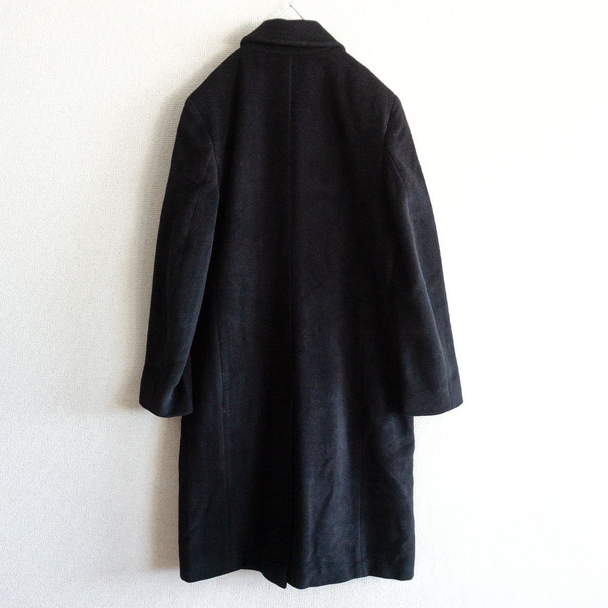 0 アンゴラ ウール MARAアンゴラ×ウール 最高級 42号 【最高級】 MAX MARA【アンゴラ ウール ロング コート】 42 ブラック マックスマーラ 2211381