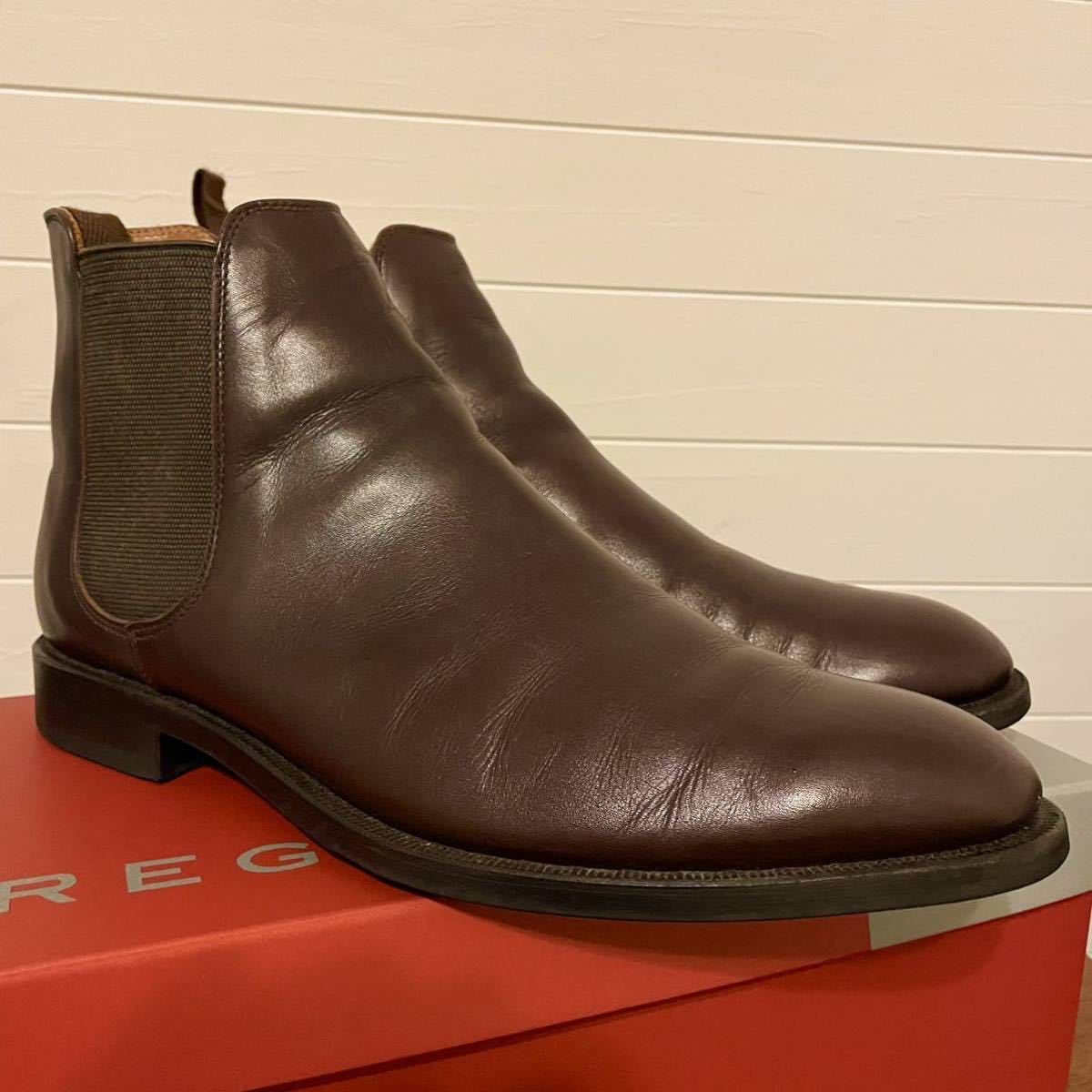 REGAL リーガル 27 27cm 濃茶 ブラウン サイドゴアブーツ ビジネスシューズ (スコッチグレイン ) リーガル REGAL ストレートチップ811R AL ダークブラウン