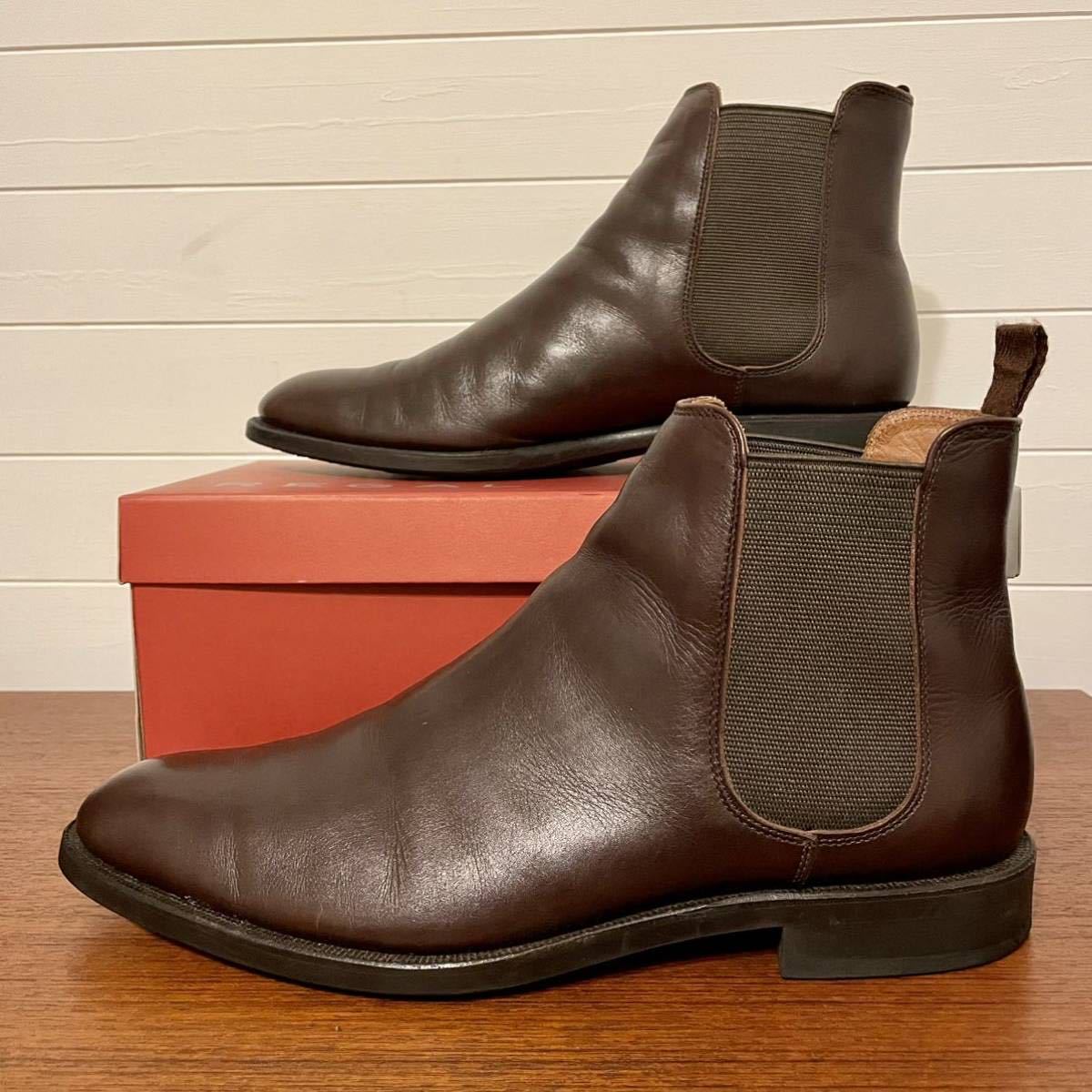 REGAL リーガル 27 27cm 濃茶 ブラウン サイドゴアブーツ ビジネスシューズ (スコッチグレイン ) リーガル REGAL ストレートチップ811R AL ダークブラウン