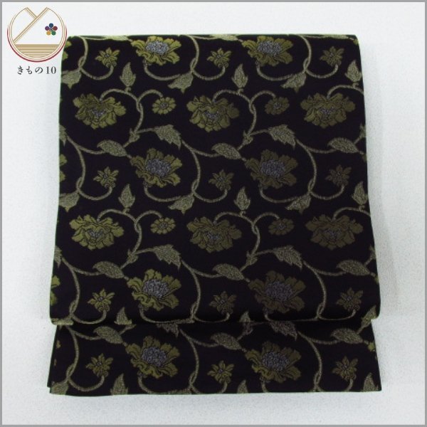 HOT，人気 着物10 1円 絹 袋帯 花唐草 全通柄 長さ428cm 同梱可(仕立て上がり)｜売買されたオークション情報、yahooの商品情報をアーカイブ公開 - オークファン 仕立て上がり