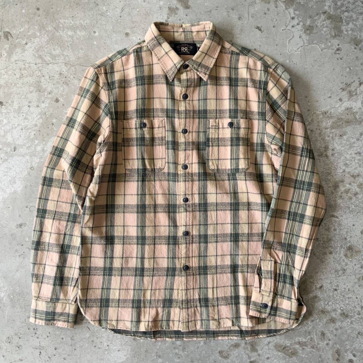 1円スタート!Lサイズ! RRL ダブルアールエル チェックシャツ 1円スタート!Lサイズ! RRL ダブルアールエル チェックシャツ