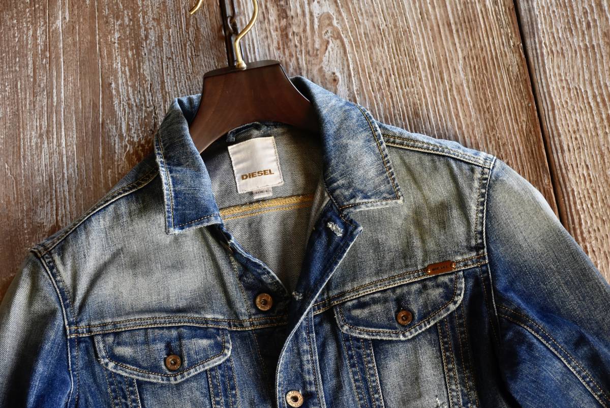 希少 良品 ディーゼル DIESEL 最高級ヴィンテージ加工 デニム 