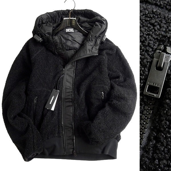 DIESEL ディーゼル 定5.4万 G-TEDDY JACKET 高保温ボア×高耐久ナイロン  